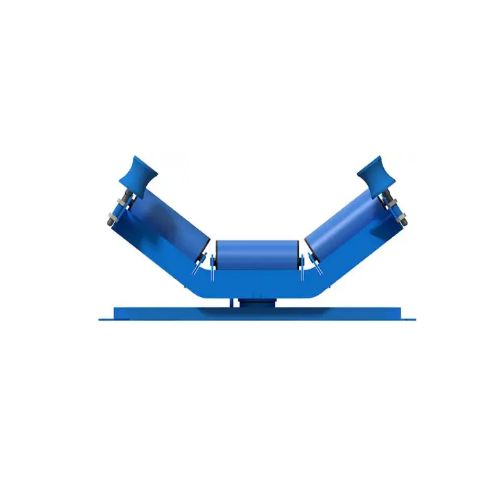 Cross-sectional diagram of a CEMA standard idler showing roller components and bearing housing